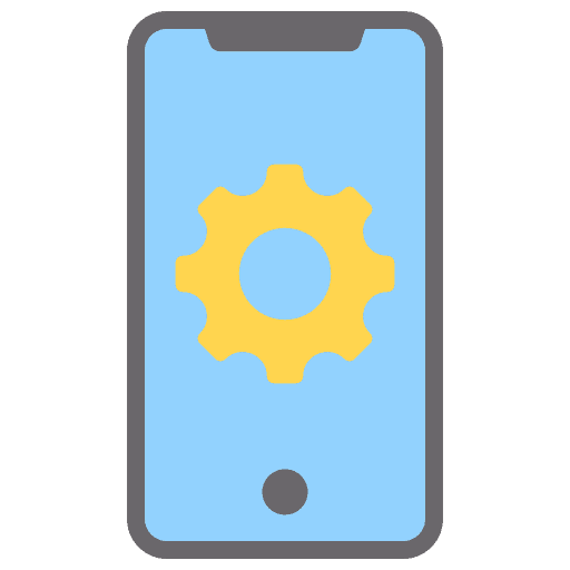 Smartphone telephone call tools administration icon Smartphone telephone call tools administration icon