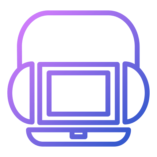 Headphone laptop videoconference electronics icon Headphone laptop videoconference electronics icon