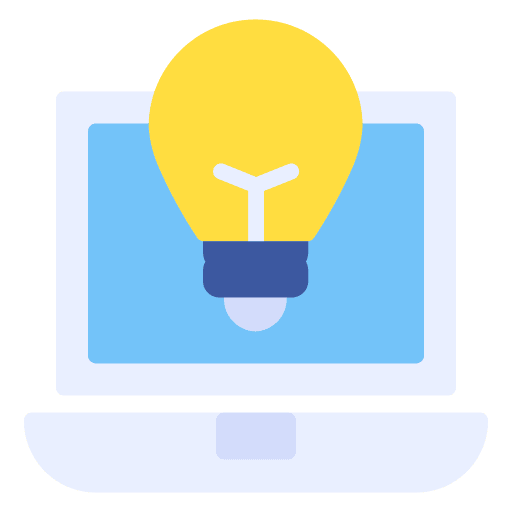 Idea computer ideas electronics icon