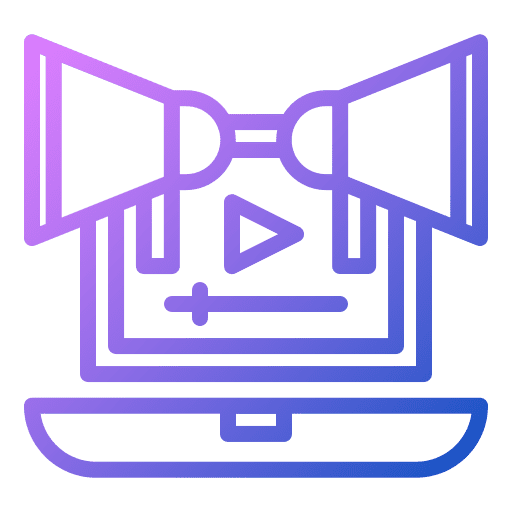 Promotion video marketing video promoting icon Promotion video marketing video promoting icon