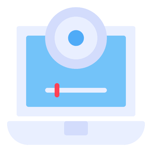 Webcam electronics multimedia computer icon Webcam electronics multimedia computer icon