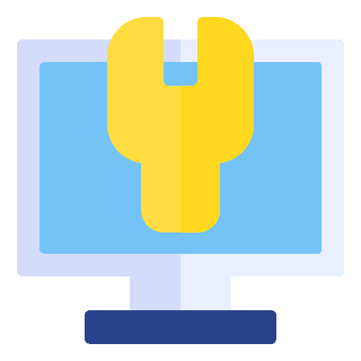 Computer settings services support edit tools icon Computer settings services support edit tools icon