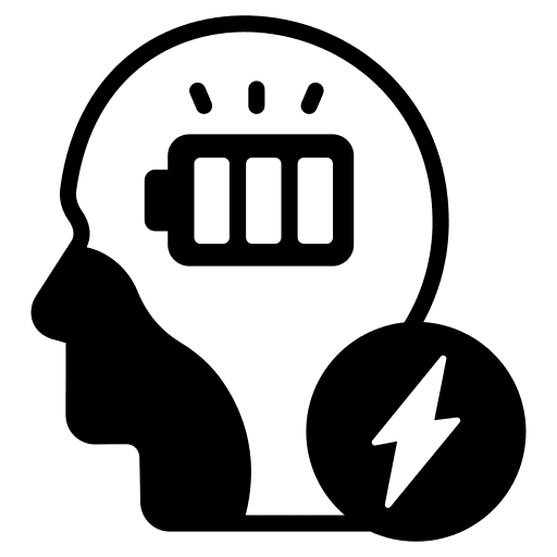 Creative process concentration attention creative process icon