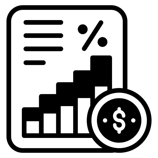 Seo report document seo report file icon