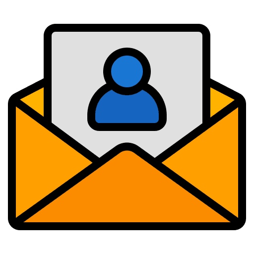 Account interface contact us message icon Account interface contact us message icon