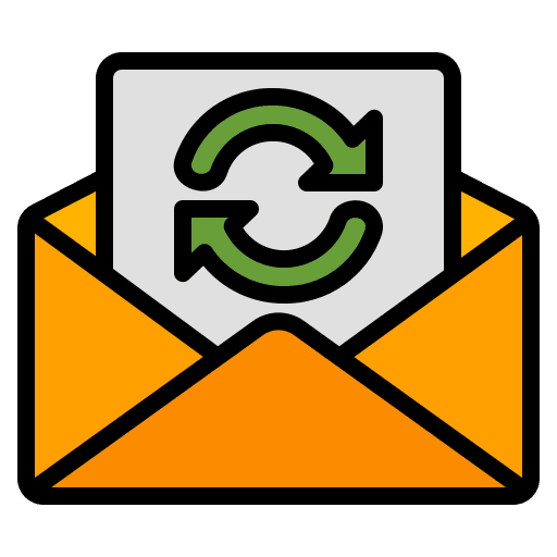 Synchronize communications email ui icon Synchronize communications email ui icon