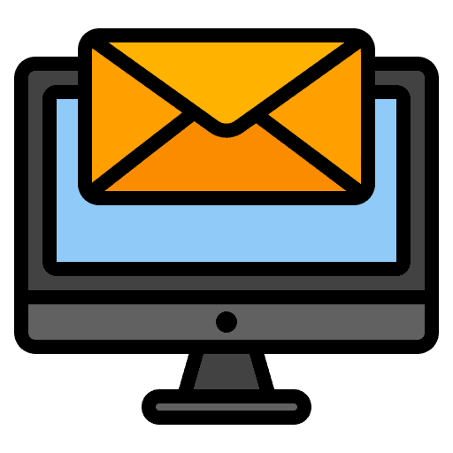 Computer email computer envelope icon Computer email computer envelope icon