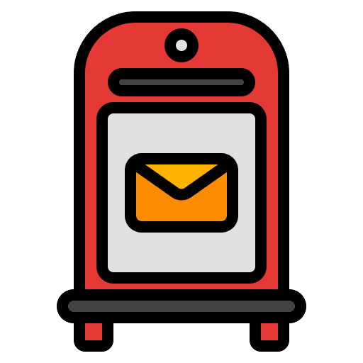 Mailbox send mail letter box icon Mailbox send mail letter box icon