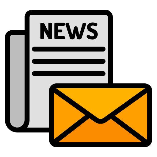 Newsletter page marketing envelope icon Newsletter page marketing envelope icon