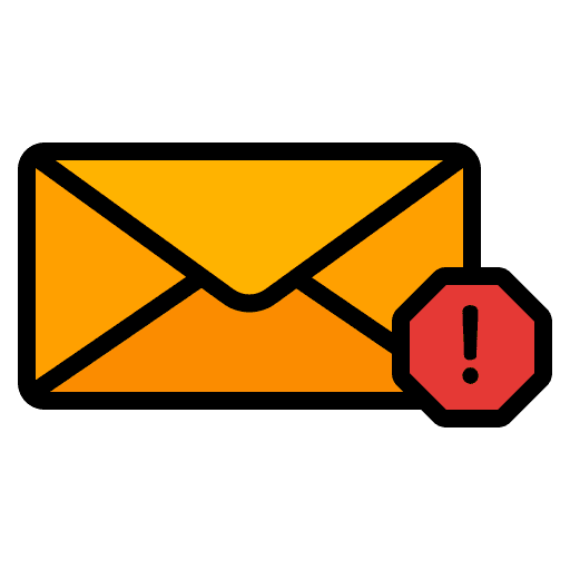 Spam envelope mail email icon Spam envelope mail email icon