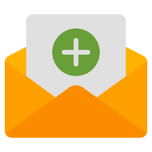 New email interface mail envelope icon