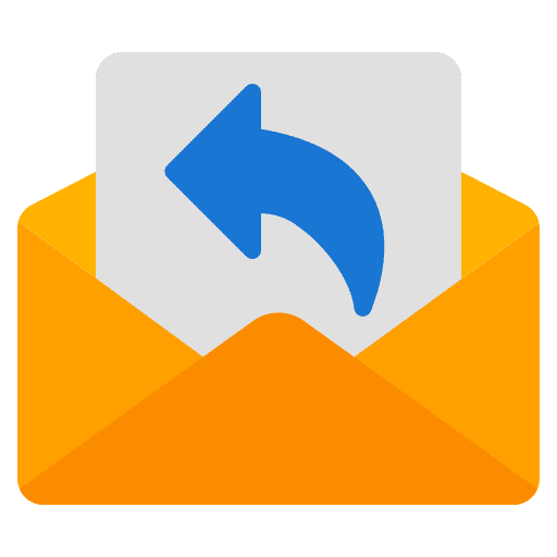Reply email envelope message icon