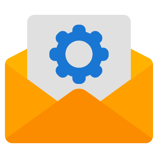 Setting administration email message icon