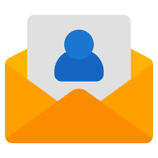 Account user interface mail icon Account user interface mail icon