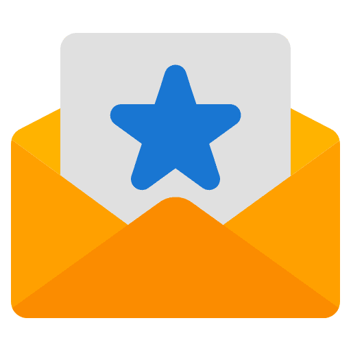 Favourite message letter communications icon Favourite message letter communications icon