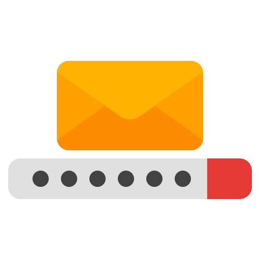 Password password email communications icon Password password email communications icon