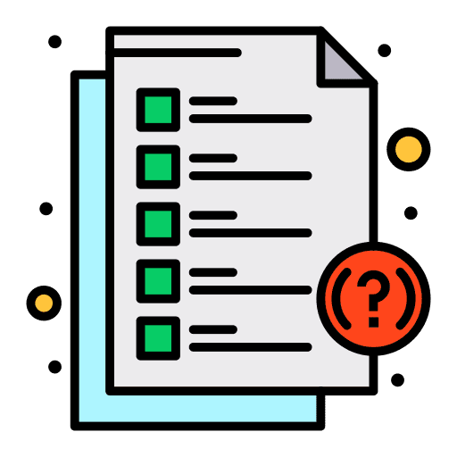 Instructions technical support support question icon