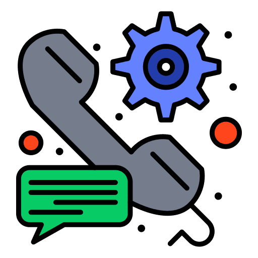 Setting help gear settings icon