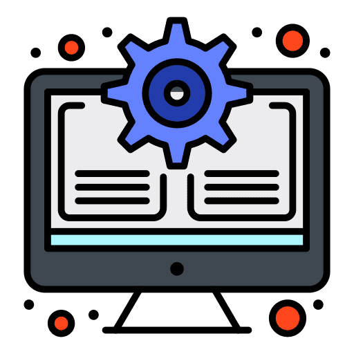 Updating seo and web electronics computer icon