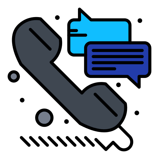 Phone call speech bubble conversation chat bubble icon Phone call speech bubble conversation chat bubble icon