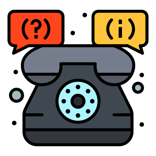 Telephone customer support vintage communications icon Telephone customer support vintage communications icon