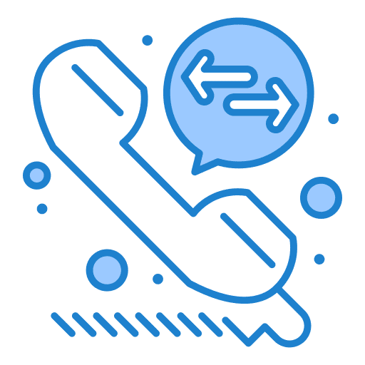 Call forwarding telephone call phone receiver ui icon Call forwarding telephone call phone receiver ui icon