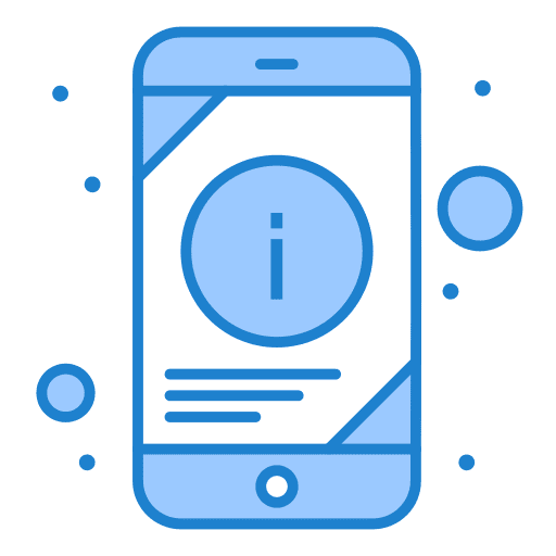 Information communications interface information icon Information communications interface information icon