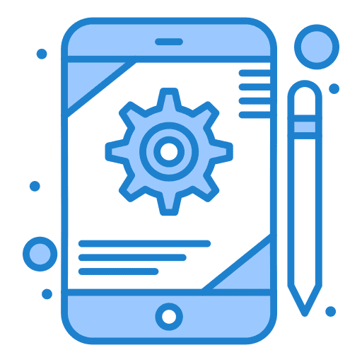 Tablet setting cogwheel tablet icon Tablet setting cogwheel tablet icon