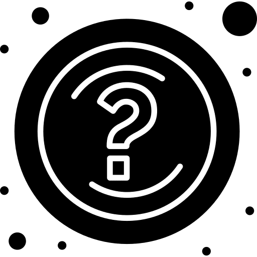 Question signaling information button icon