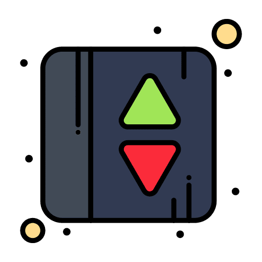 Elevator buttons outline button buttons icon