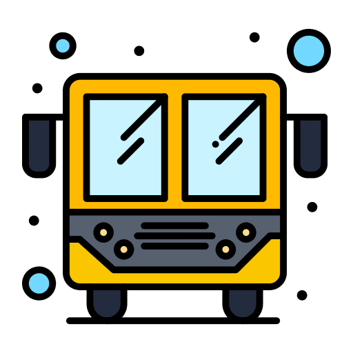 Bus bus travel automobile icon