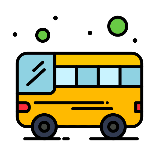 Bus signaling bus school bus icon Bus signaling bus school bus icon