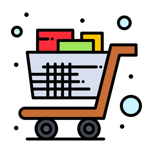 Cart commerce smart cart supermarket icon Cart commerce smart cart supermarket icon