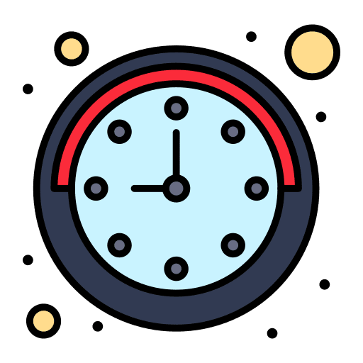 Clock time watch time and date icon Clock time watch time and date icon