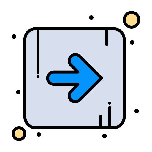Right arrow arrow signaling skip icon Right arrow arrow signaling skip icon