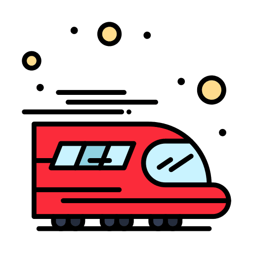 Train subway transportation train icon Train subway transportation train icon