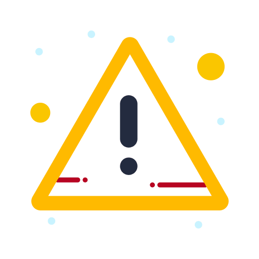 Alert triangle warning signaling icon Alert triangle warning signaling icon