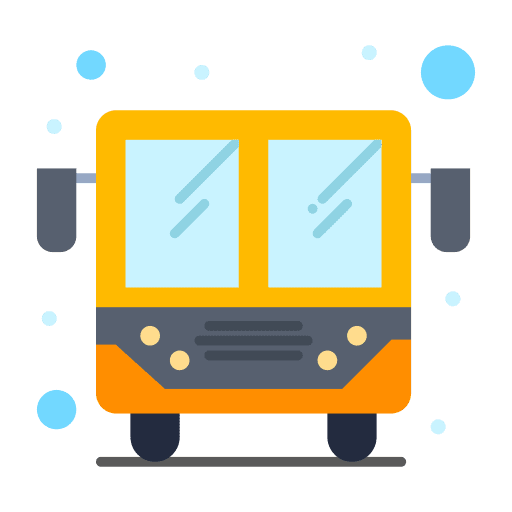 Bus bus electric bus transport icon