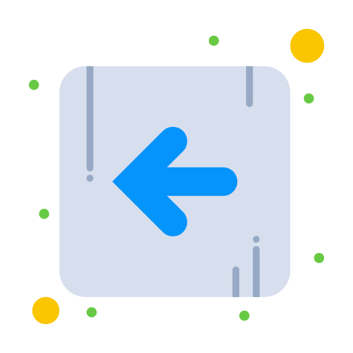 Arrow left arrow previous signaling icon Arrow left arrow previous signaling icon