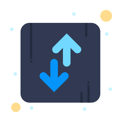 Arrow down arrow direct download signaling icon Arrow down arrow direct download signaling icon