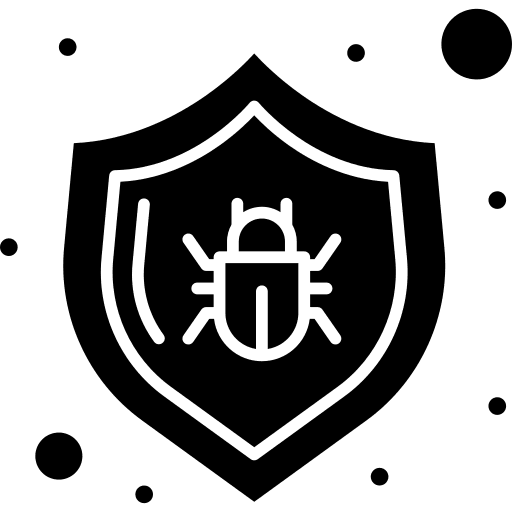 Shield shield technology bug icon