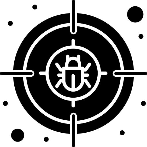 Target target scanning bug icon