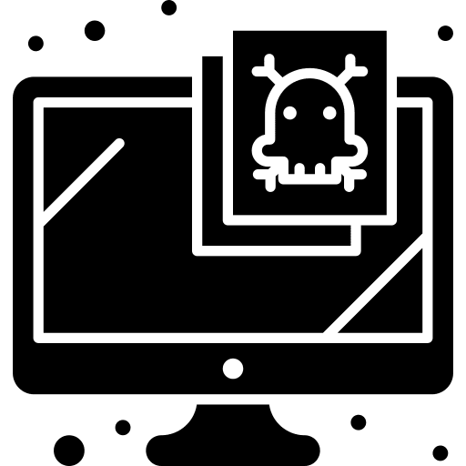 Computer security malware bug icon Computer security malware bug icon