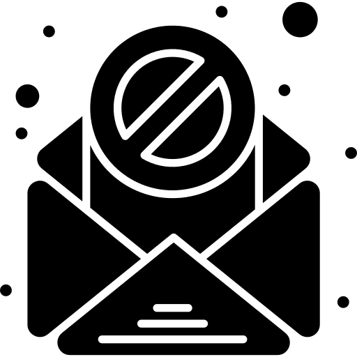 Email email spam message icon Email email spam message icon