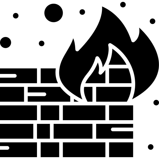 Firewall protection information firewall icon Firewall protection information firewall icon