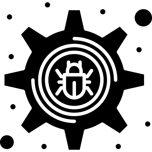 Setting programming cog button icon Setting programming cog button icon