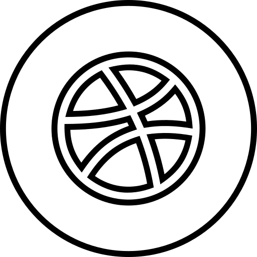 Dribble brands and logotypes social media logo dribble icon Dribble brands and logotypes social media logo dribble icon