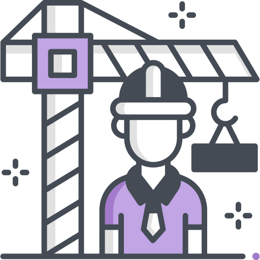 Engineer labor day construction professions and jobs icon
