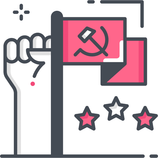 Flag labor day communism flags icon