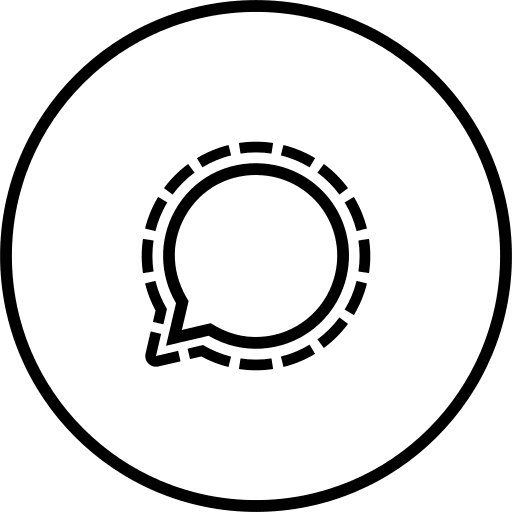 Signal signal social media logo brands and logotypes icon Signal signal social media logo brands and logotypes icon